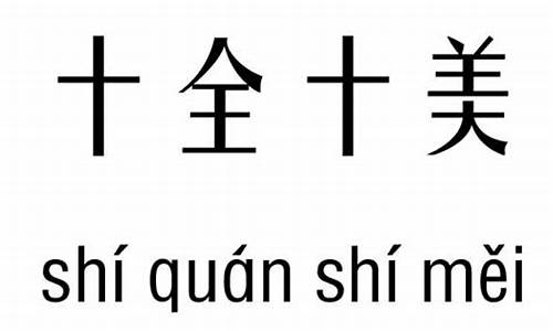 十全十美造句大全四年级简单_十全十美造句大全四年级