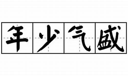 年少气盛的意思_年少气盛的词义