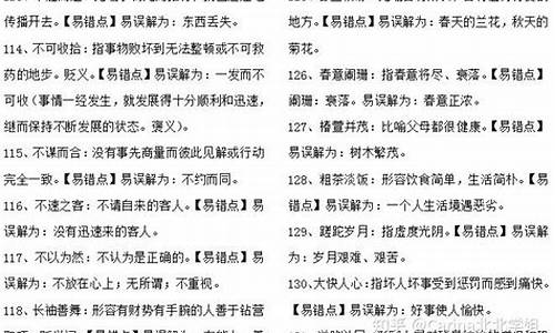 高中必背成语及其解释应用_高中必背成语及其解释应用题